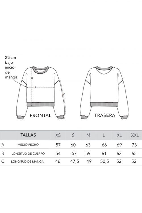 Alternative view of Sudadera orgánica beige mujer MARIPOSA