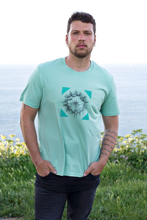 Camiseta orgánica verde claro unisex SALSIFÍ
