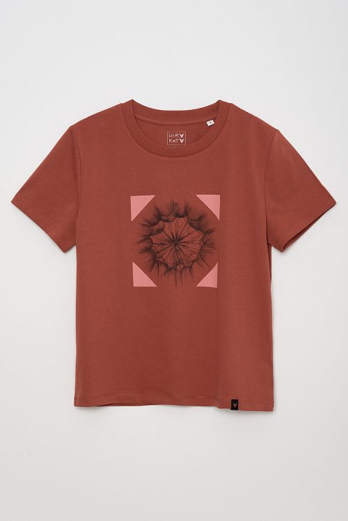 Alternative view of Camiseta orgánica teja SALSIFÍ