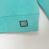Sudadera orgánica azul verde turquesa unisex SNORKEL PEZ RAYA - Imagen 5