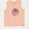 Camiseta orgánica sin mangas rosa nude mujer HELEKLIPSE - Imagen 3