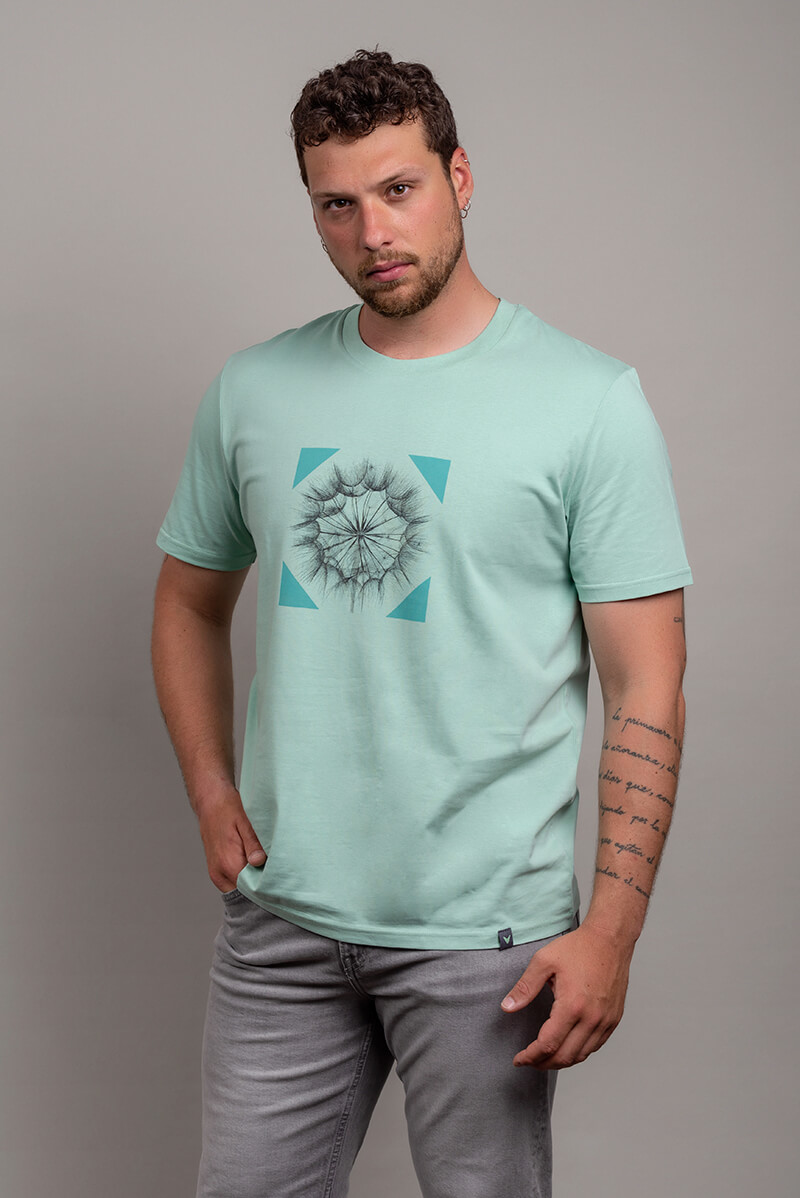 Camiseta orgánica verde claro unisex SALSIFÍ