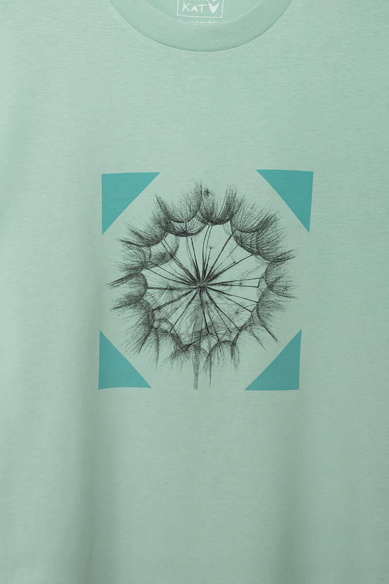 Camiseta orgánica verde claro unisex SALSIFÍ - Imagen 4