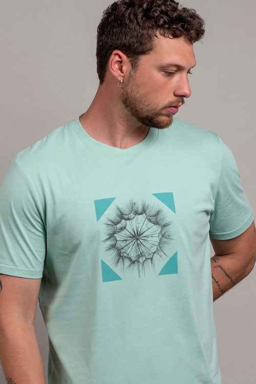 Alternative view of Camiseta orgánica verde claro unisex SALSIFÍ