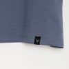 Camiseta orgánica  cuello chimenea azul nublado mujer HELKLIPSE - Imagen 6