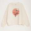 Sudadera orgánica y modal crema mujer GARZAS - Imagen 3