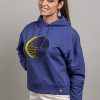 Sudadera orgánica capucha morado frío mujer HELEKLIPSE - Imagen 2