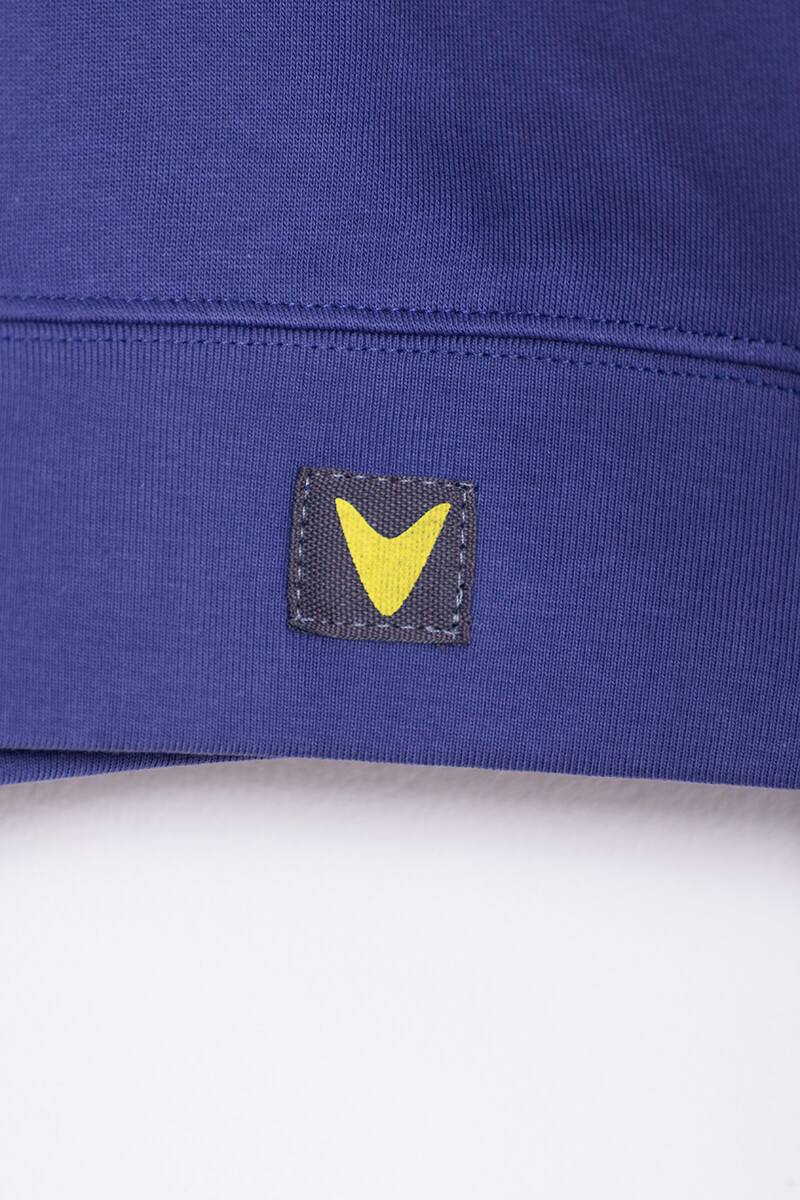 Sudadera orgánica capucha morado frío mujer HELEKLIPSE - Imagen 5
