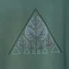 Camiseta orgánica verde unisex HOJAS - Imagen 4